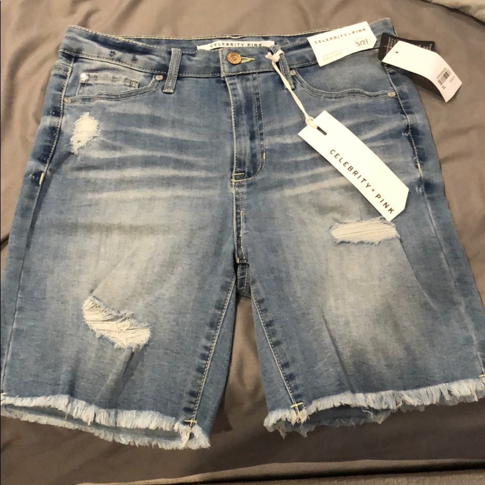 Celebrity Pink ripped shorts